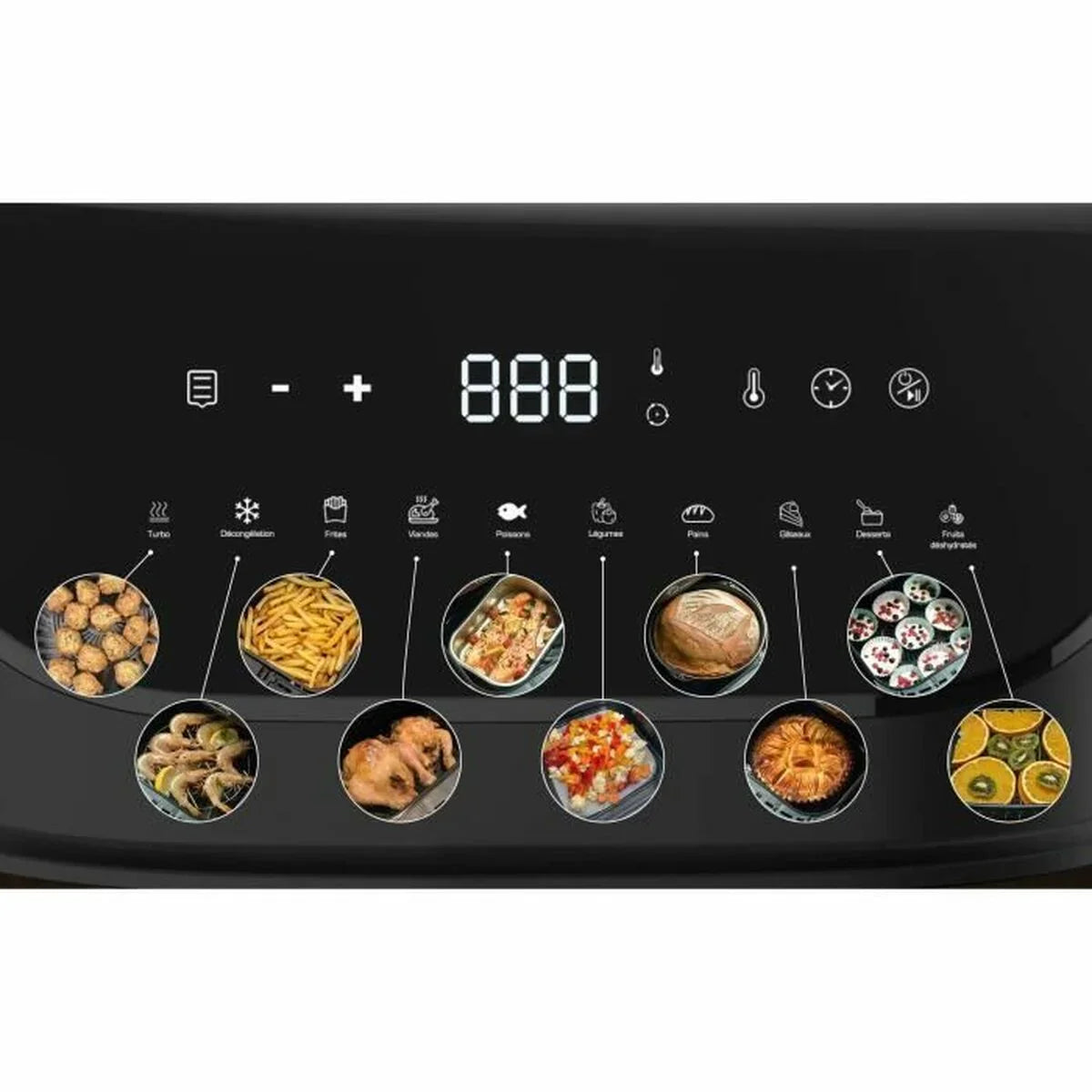 Friggitrice ad Aria Little Balance Crousty light XL Nero 1600 W 7 L - Yestore