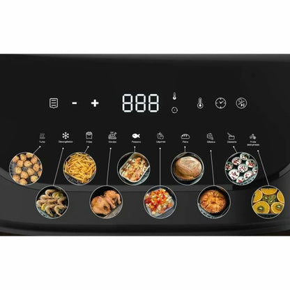 Friggitrice ad Aria Little Balance Crousty light XL Nero 1600 W 7 L - Yestore