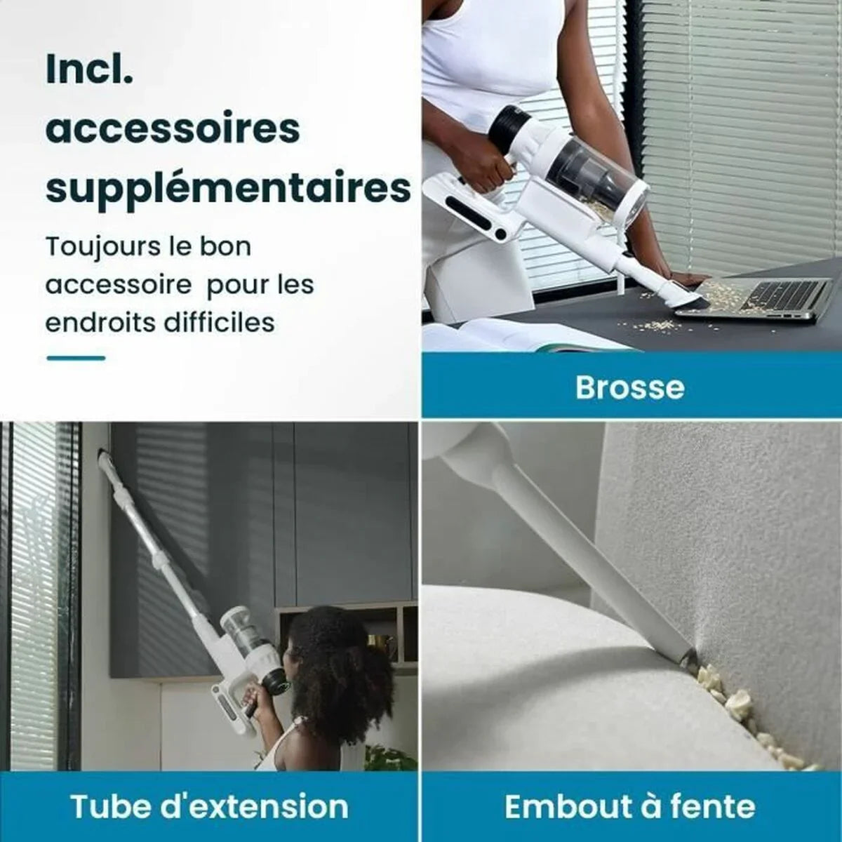 Scopa Elettrica EZIclean 500 W 150 W - Yestore