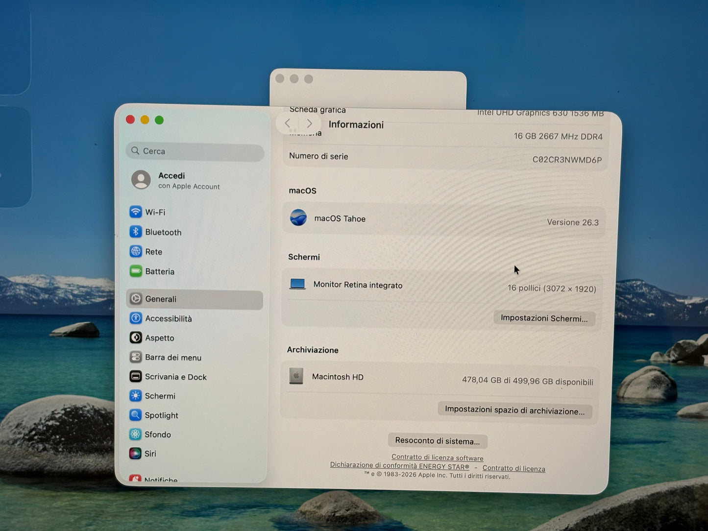 MacBook Pro 16" 2019 | i7 | 16GB RAM | 512GB SSD | AMD 5300M | Argento