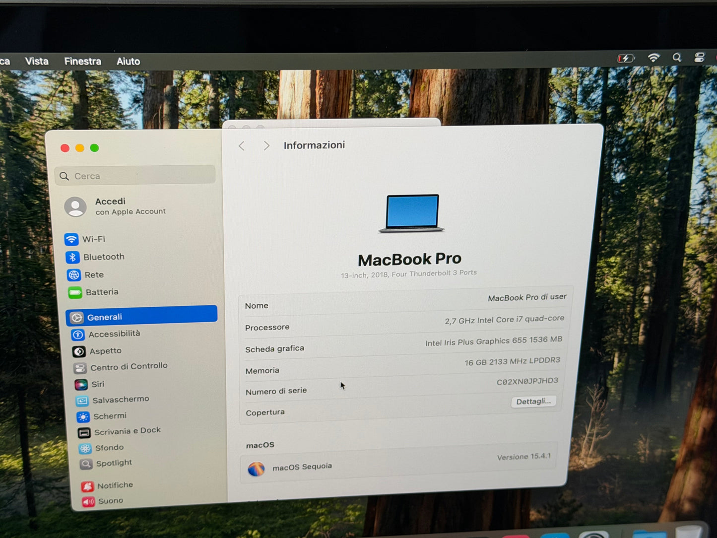 MacBook Pro 13" 2018 | i7 | 16GB RAM | 512GB SSD | Touch Bar | Grigio