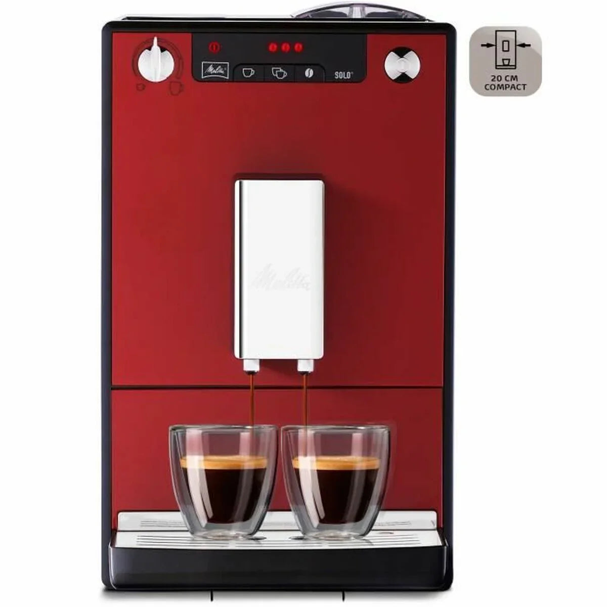 Caffettiera superautomatica Melitta CAFFEO SOLO 1400 W Rosso 1400 W 15 bar - Yestore