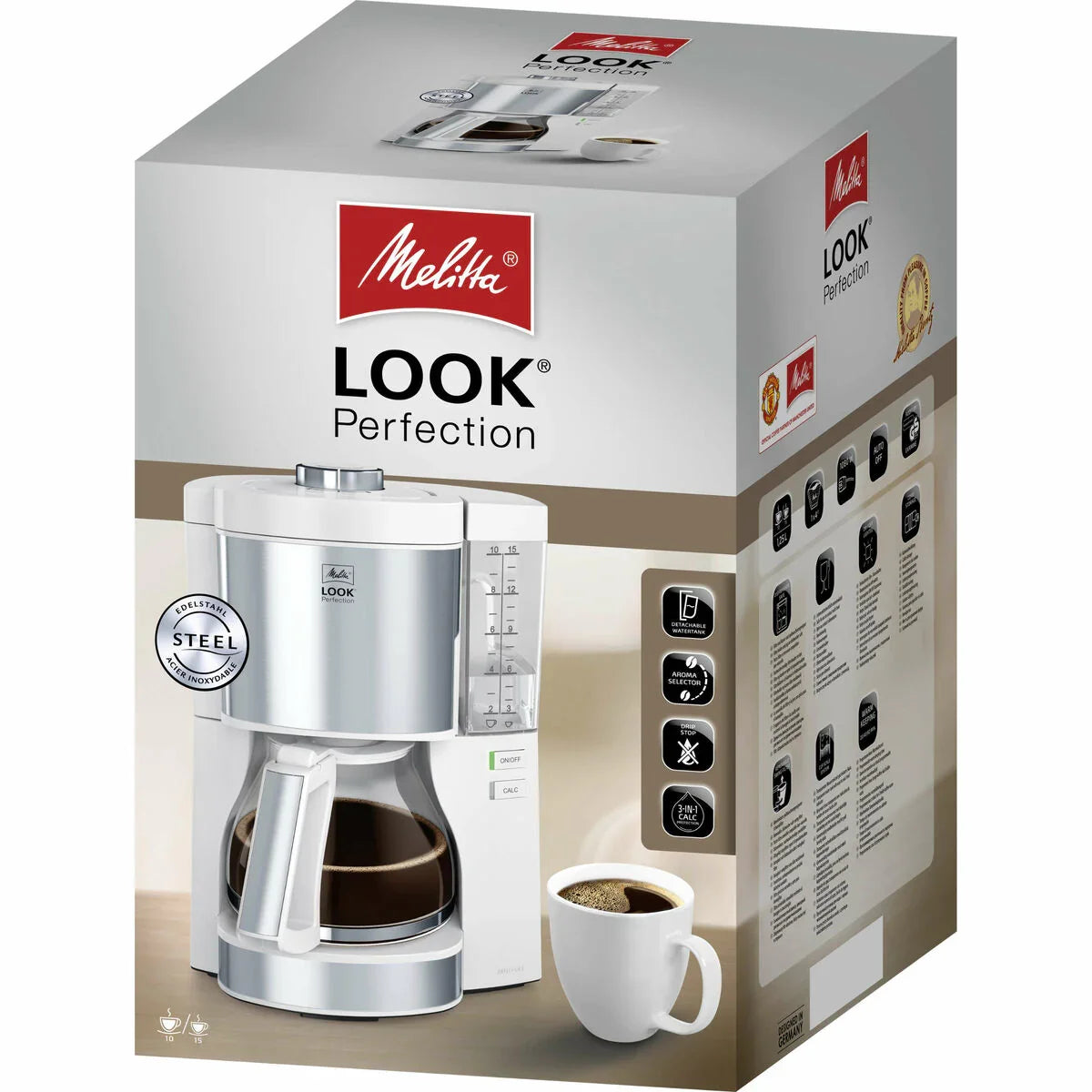 Caffettiera Elettrica Melitta SM3590 Bianco 1080 W 1,25 L - Yestore