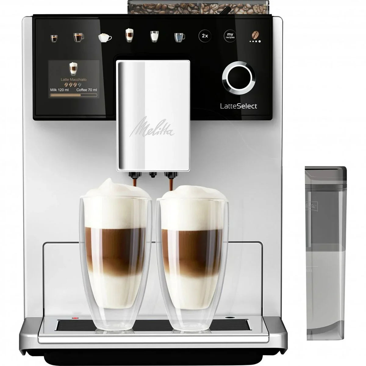 Caffettiera superautomatica Melitta F630-212 Argentato 1400 W 1,8 L 135 g 15 bar - Yestore