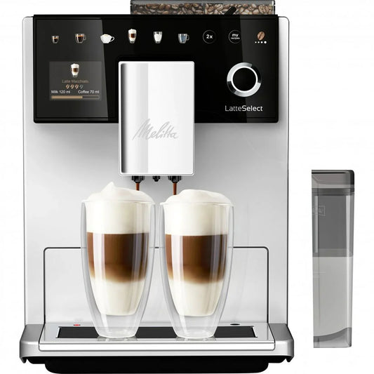 Caffettiera superautomatica Melitta F630-212 Argentato 1400 W 1,8 L 135 g 15 bar - Yestore