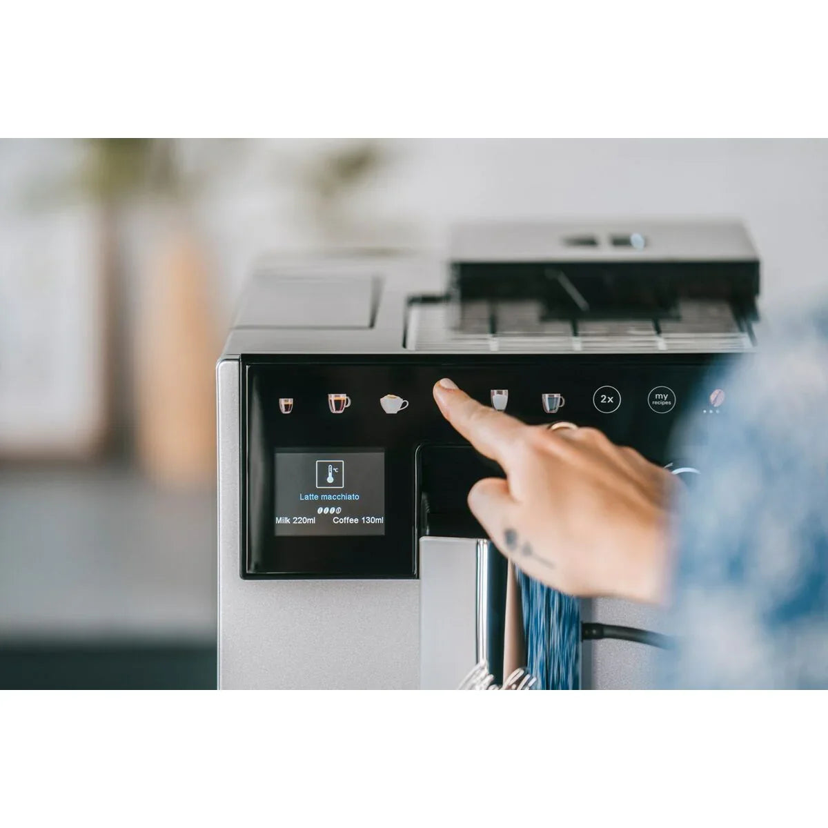 Caffettiera superautomatica Melitta F630-212 Argentato 1400 W 1,8 L 135 g 15 bar - Yestore