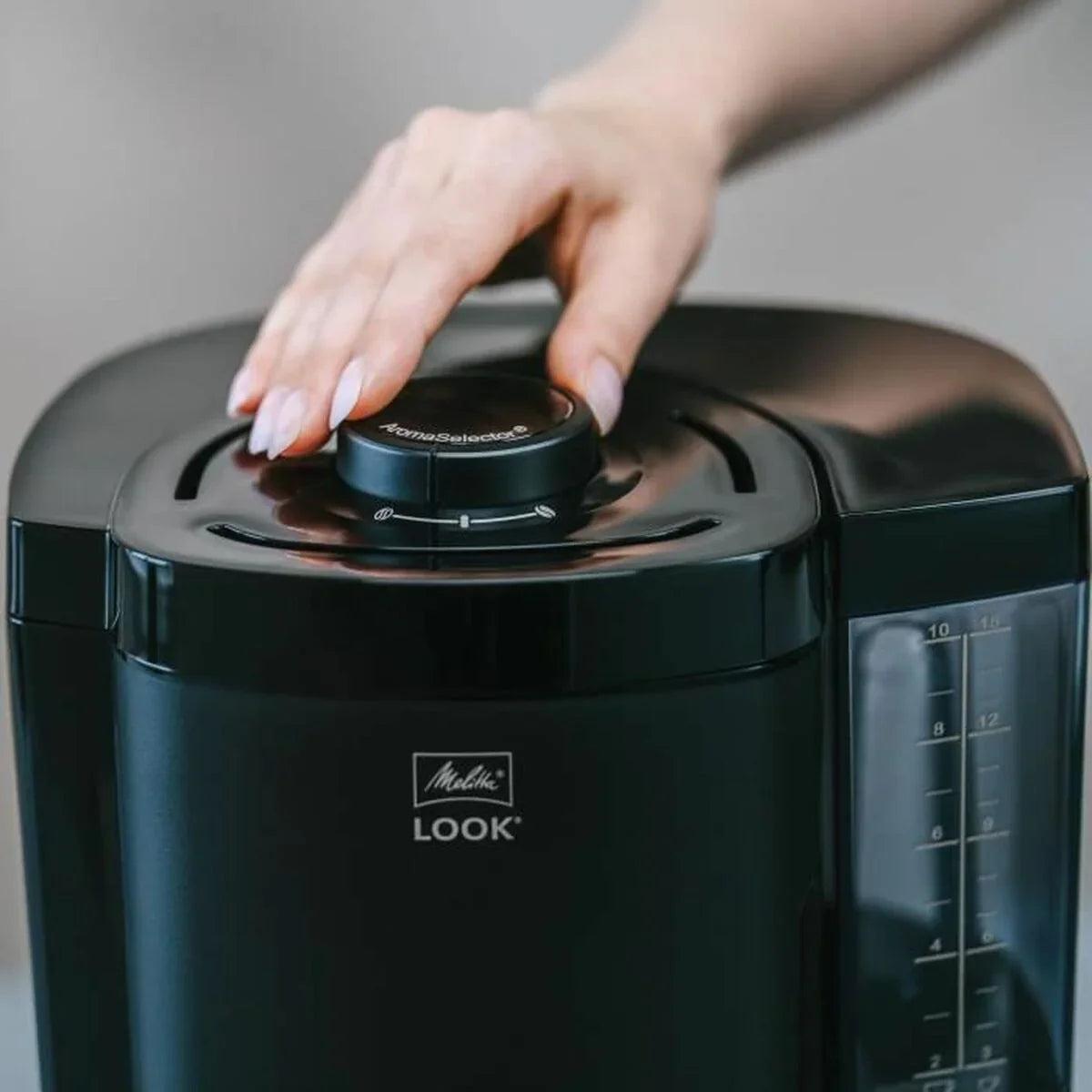 Caffettiera Americana Melitta LOOK V BASIC 1025-02 Nero 1,25 L - Yestore