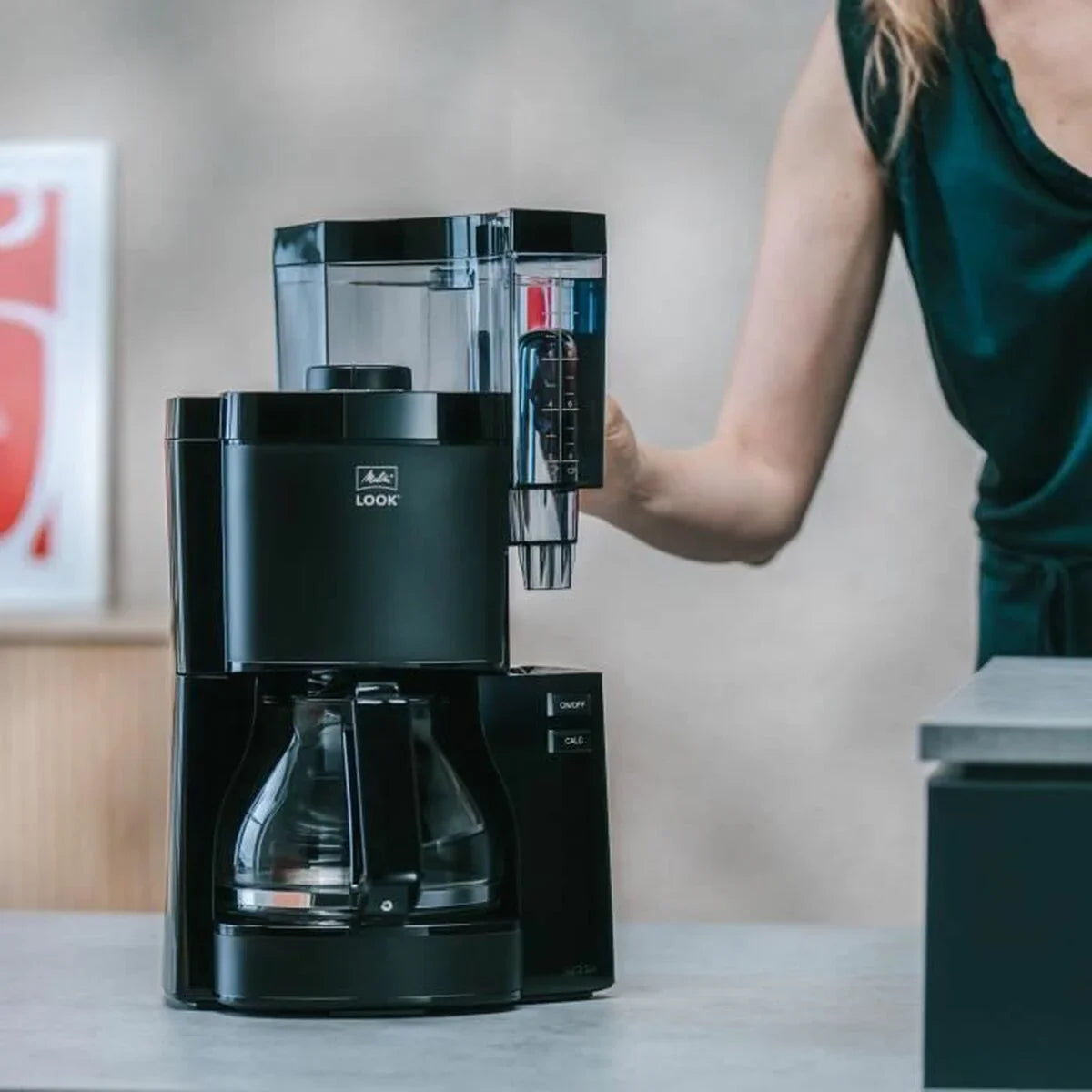 Caffettiera Americana Melitta LOOK V BASIC 1025-02 Nero 1,25 L - Yestore