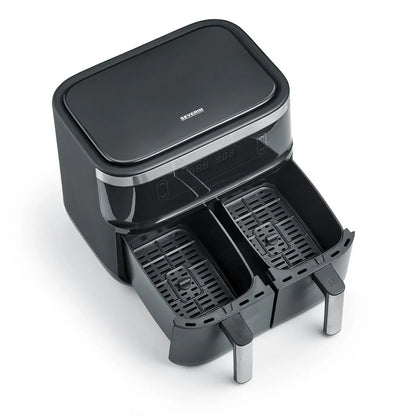 Friggitrice ad Aria Severin FR 2453 Nero Argentato 2850 W - Yestore