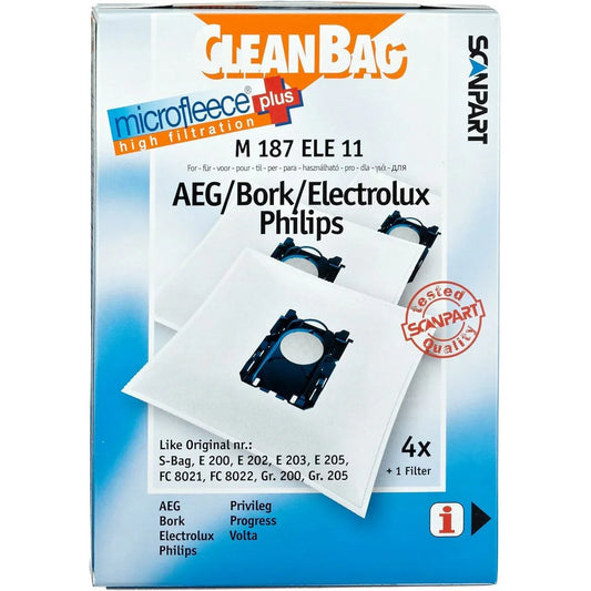 Sacchetto di Ricambio per Aspirapolvere Scanpart M 187 ELE11 - Yestore