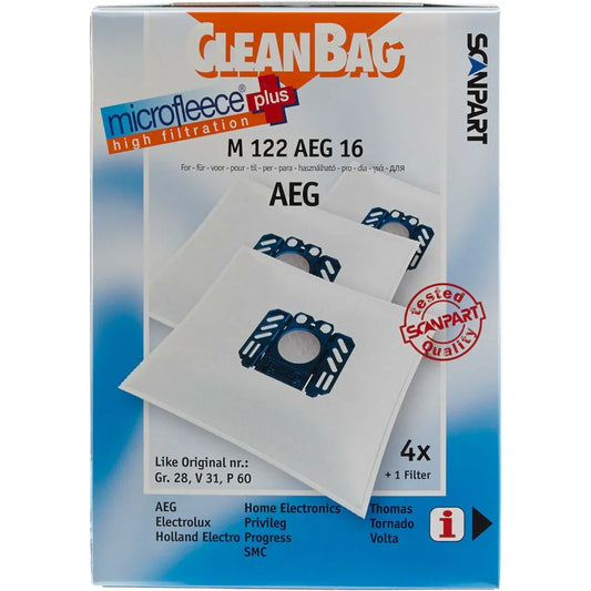 Sacchetto di Ricambio per Aspirapolvere Scanpart M 122 AEG 16 AEG ELECTROLUX - Yestore