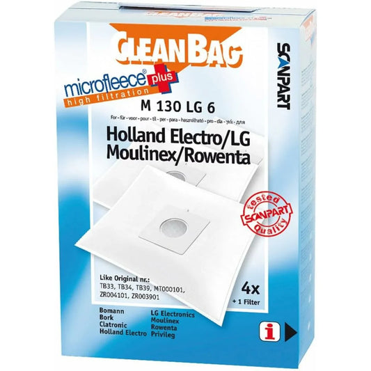 Sacchetto di Ricambio per Aspirapolvere Scanpart M 130 LG 6 LG 4UD - Yestore
