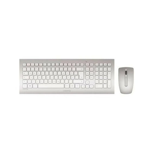 Tastiera e Mouse Wireless Cherry JD-0310ES Grigio Qwerty in Spagnolo - Yestore