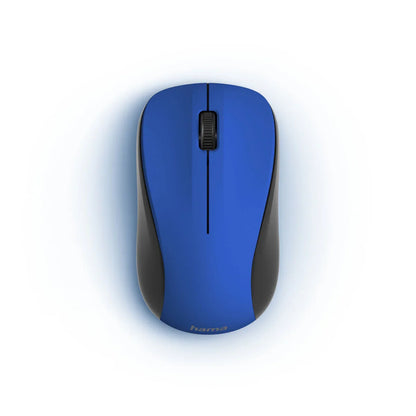 Optical Wireless Mouse Hama MW-300 V2 Blue Black/Blue (1 Unit) - Yestore