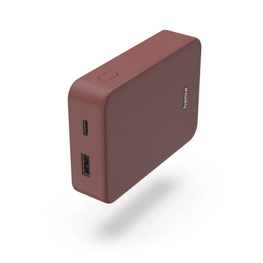 Powerbank Hama FABRIC10 Rosso 10000 mAh - Yestore