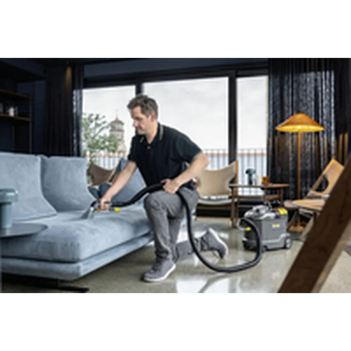 Aspirapolvere Kärcher Puzzi 8/1 Giallo Nero Grigio 1200 W - Yestore