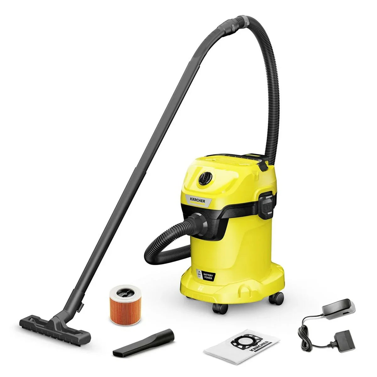 Aspirapolvere senza Cavo Kärcher 1.628-551.0 Giallo Nero 225 W - Yestore