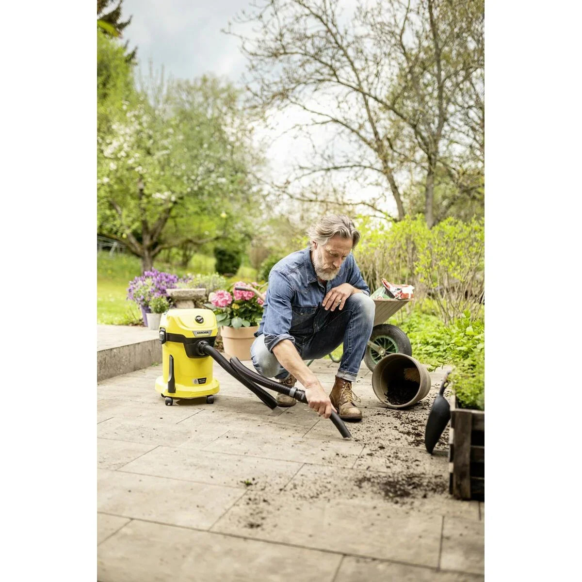Aspirapolvere senza Cavo Kärcher 1.628-551.0 Giallo Nero 225 W - Yestore