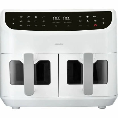 Friggitrice ad Aria Medion LIFE P20 Bianco 2600 W 8,7 l - Yestore