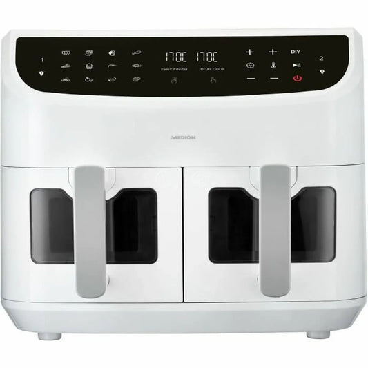 Friggitrice ad Aria Medion LIFE P20 Bianco 2600 W 8,7 l - Yestore
