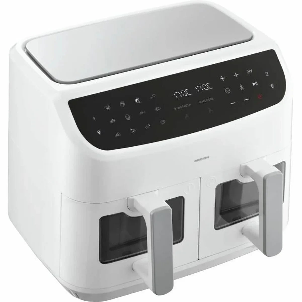 Friggitrice ad Aria Medion LIFE P20 Bianco 2600 W 8,7 l - Yestore
