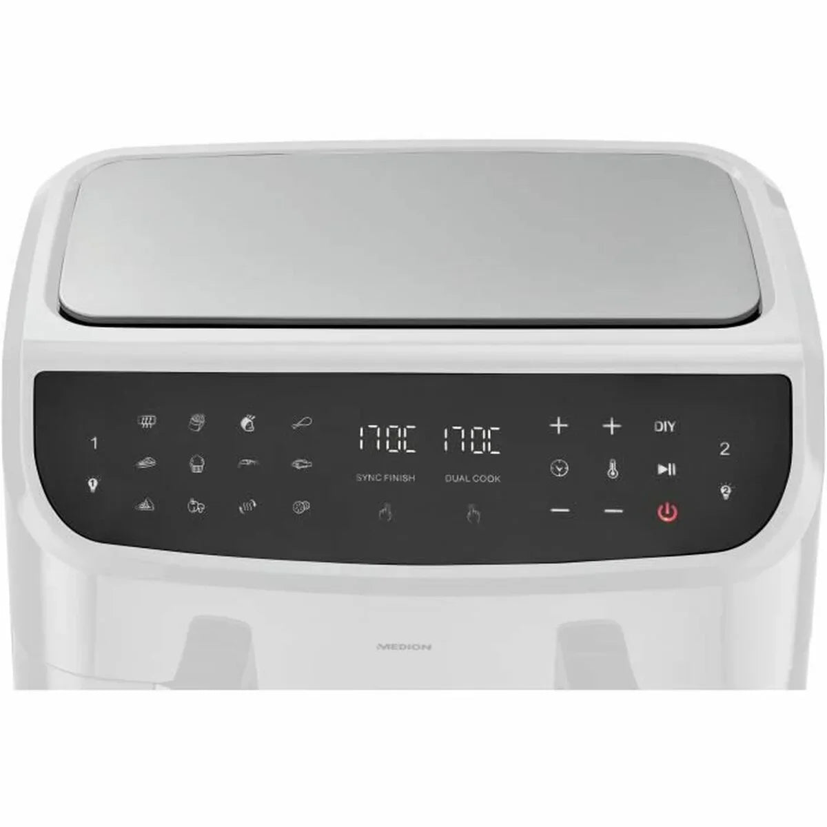 Friggitrice ad Aria Medion LIFE P20 Bianco 2600 W 8,7 l - Yestore