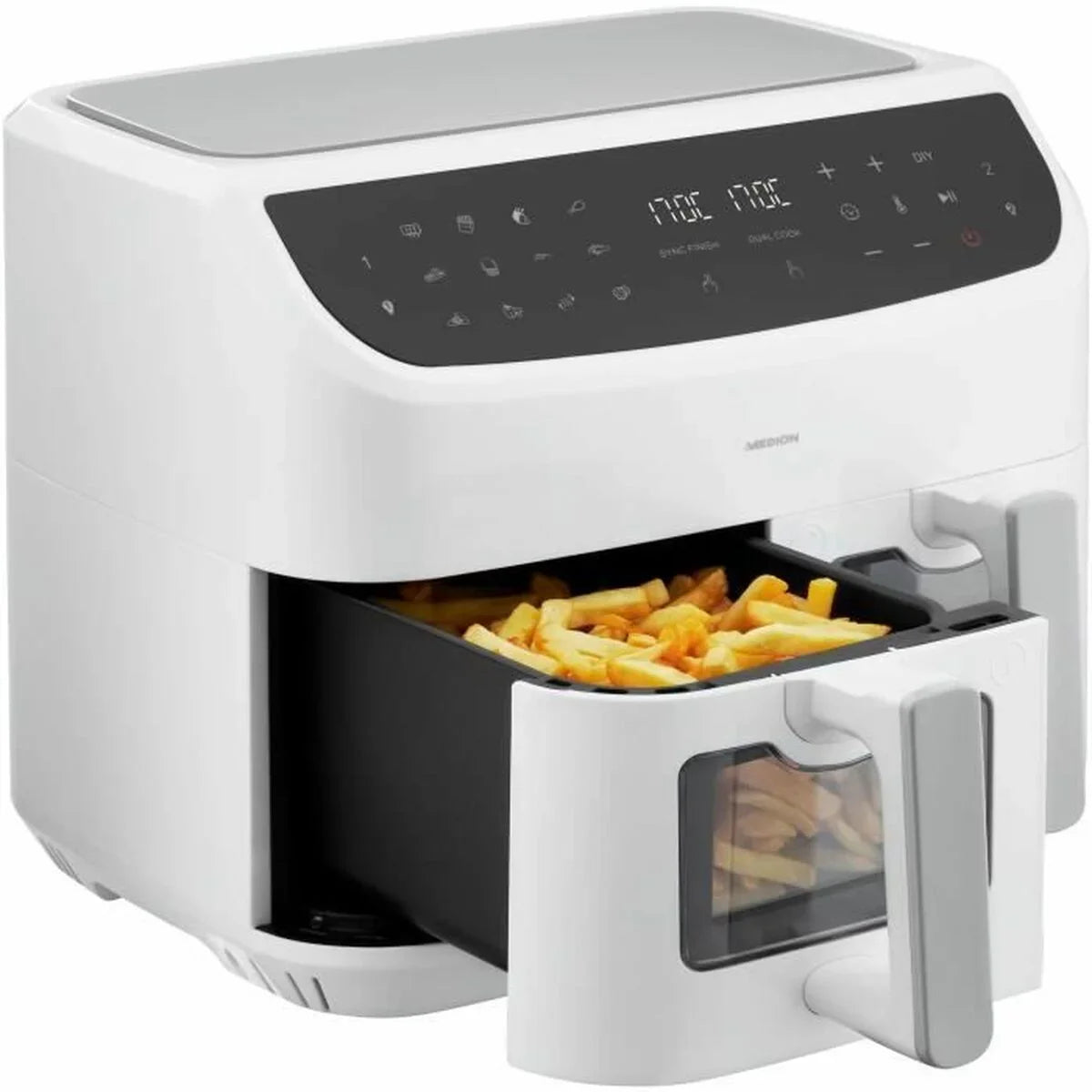 Friggitrice ad Aria Medion LIFE P20 Bianco 2600 W 8,7 l - Yestore