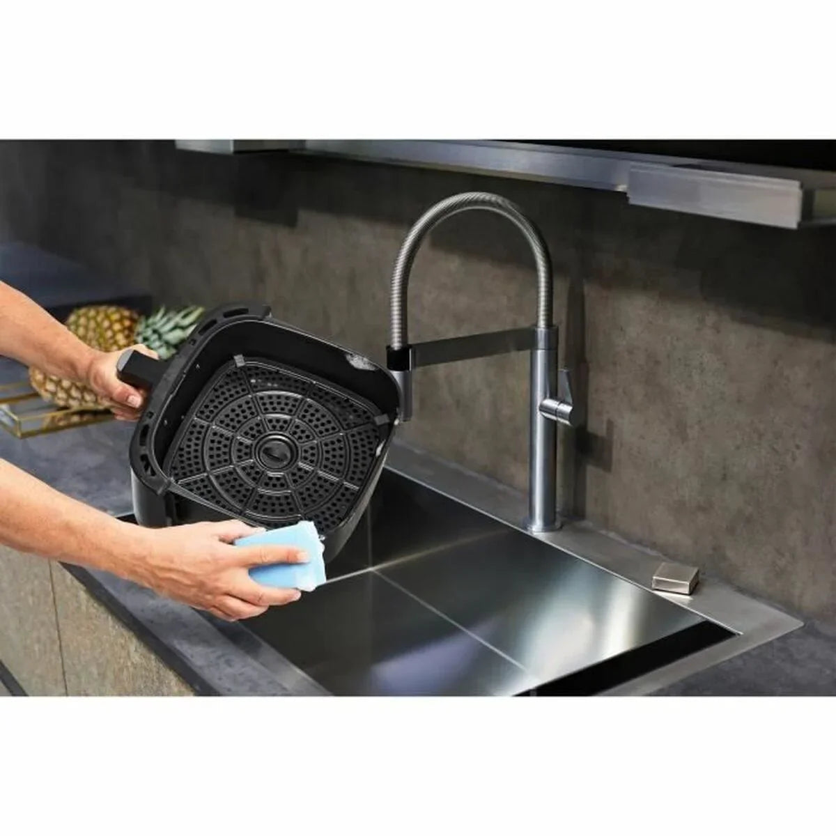 Friggitrice ad Aria Medion MD11750 Nero 2150 W 6,8 L - Yestore