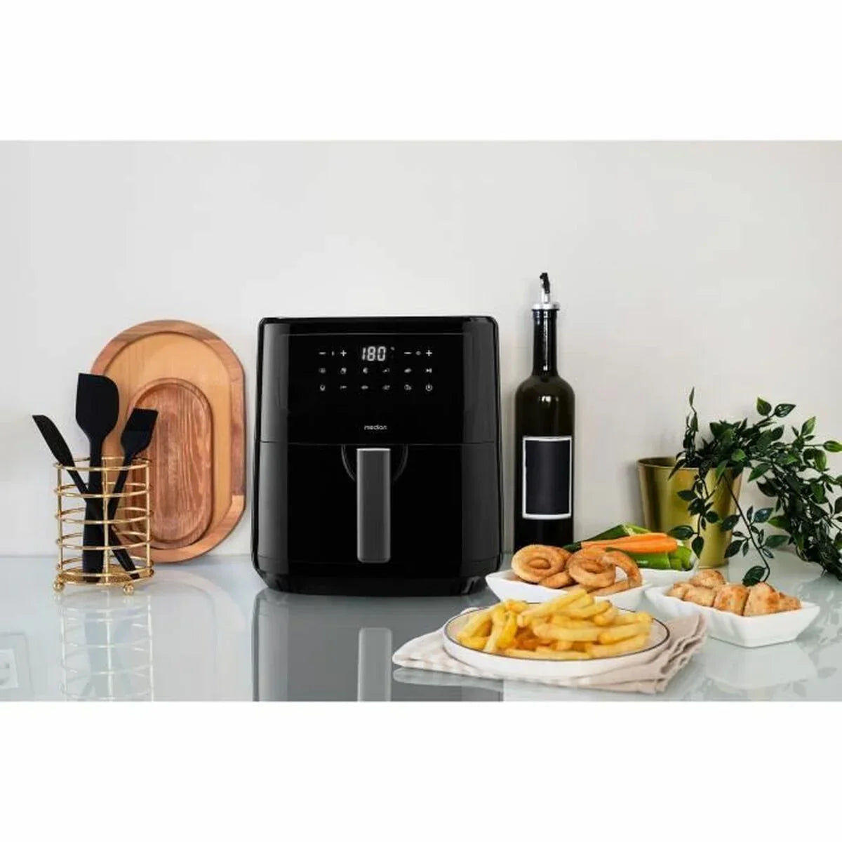 Friggitrice ad Aria Medion MD11750 Nero 2150 W 6,8 L - Yestore
