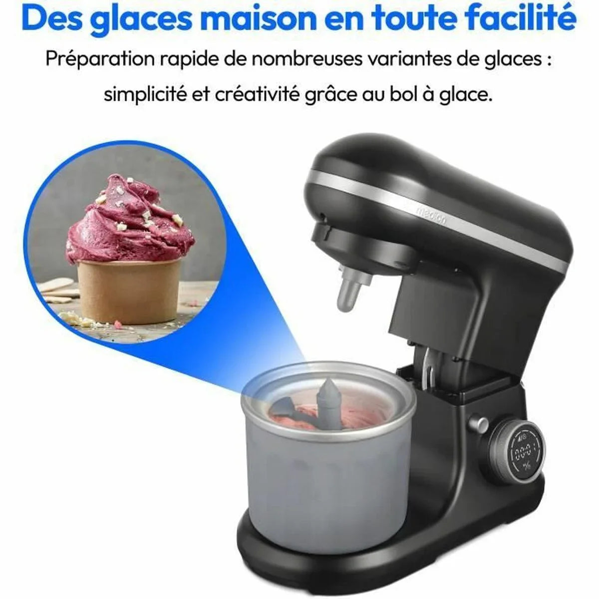 Robot da Cucina Medion MD18420 noir 1200 W 5 L - Yestore