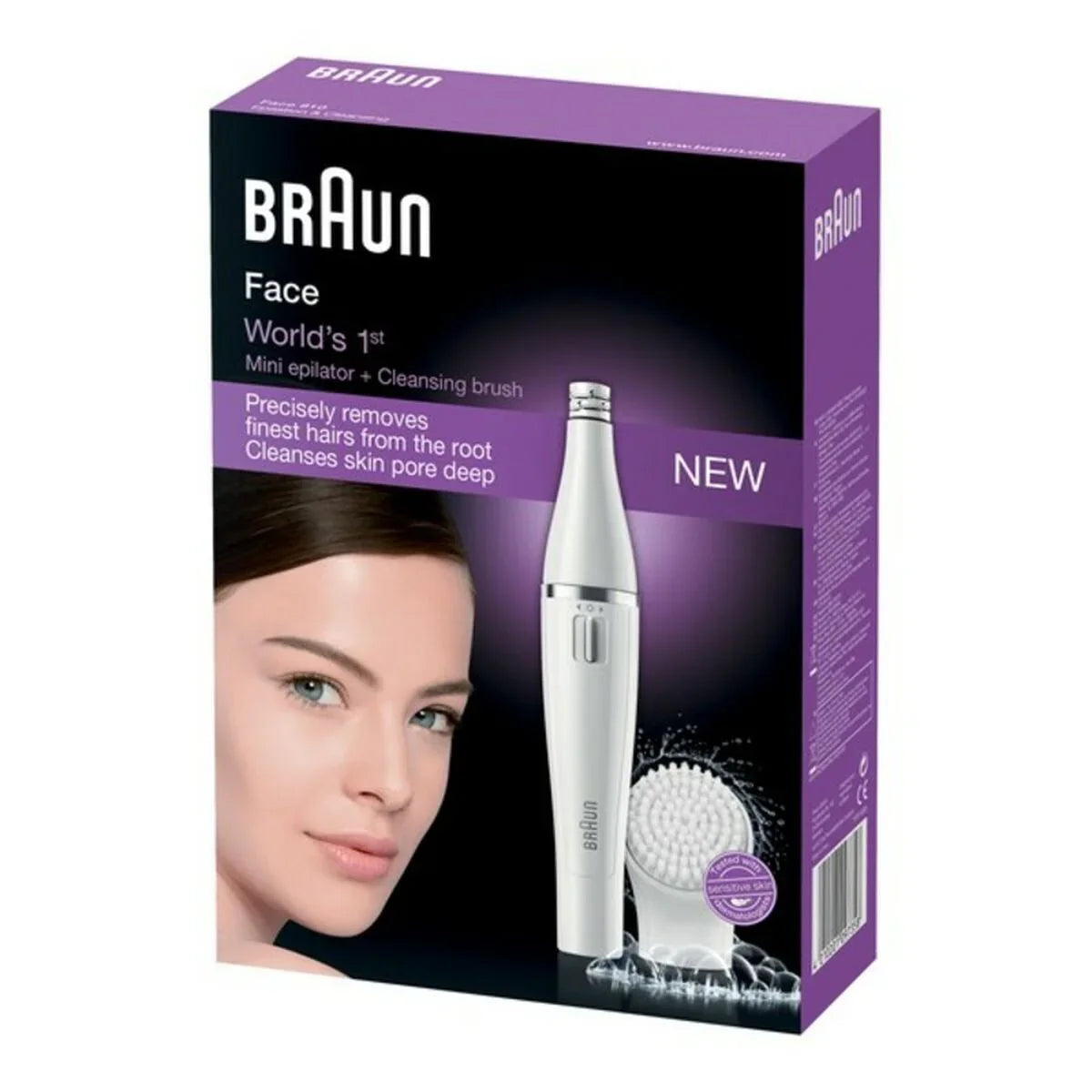 Pulitore-Epilatore Elettrico per il Viso Braun 810 - Yestore
