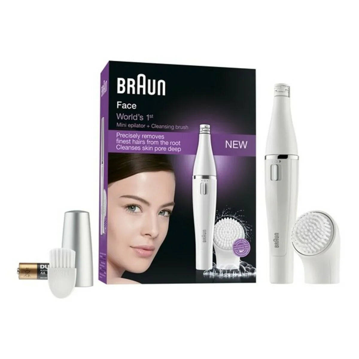 Pulitore-Epilatore Elettrico per il Viso Braun 810 - Yestore