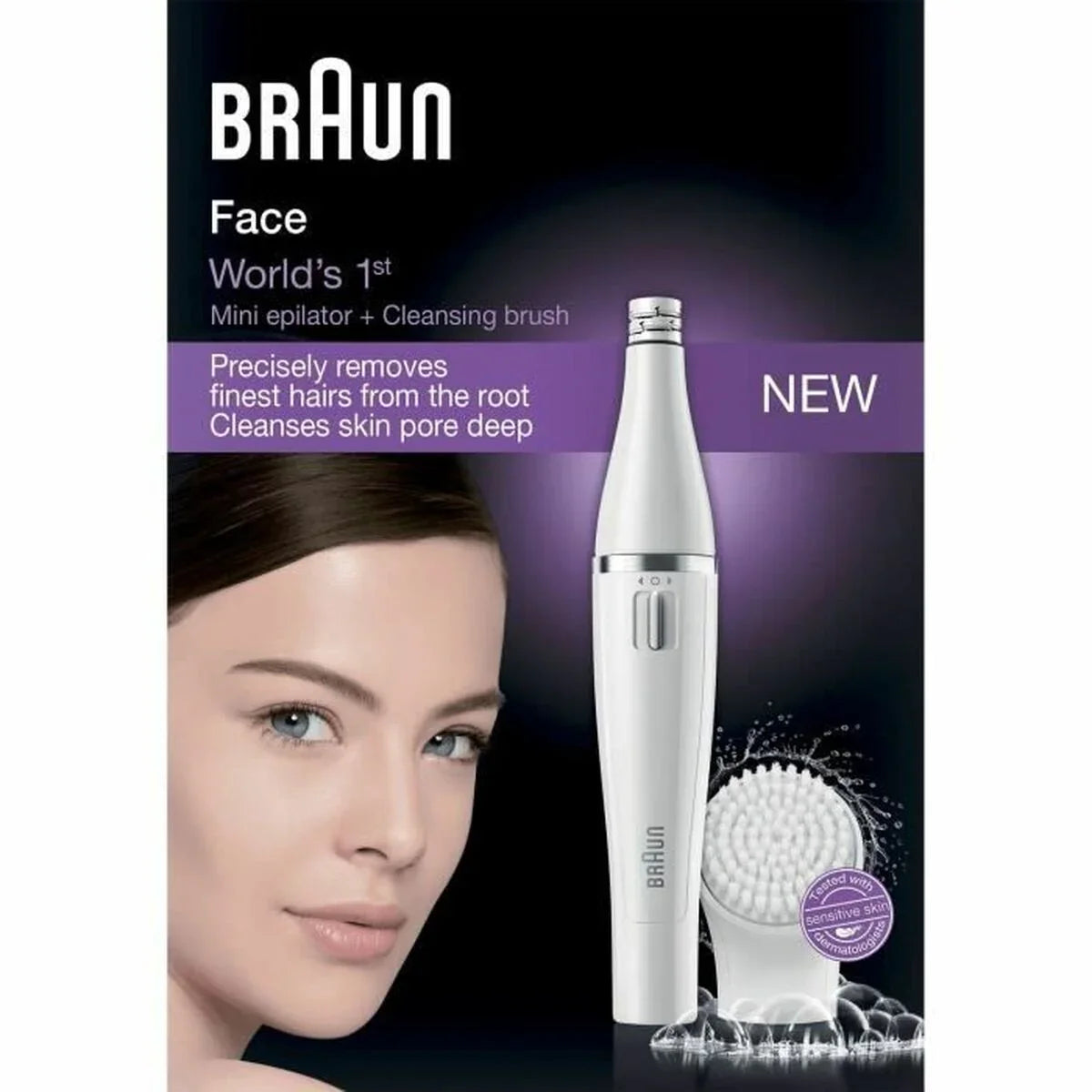 Pulitore-Epilatore Elettrico per il Viso Braun 810 - Yestore