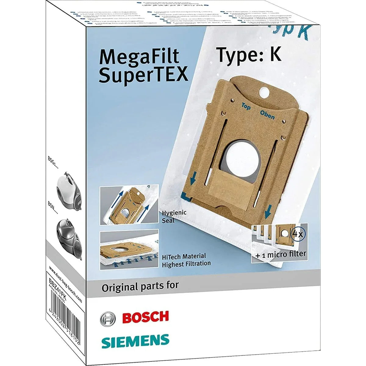 Sacchetto di Ricambio per Aspirapolvere BOSCH BBZ41FK - Yestore
