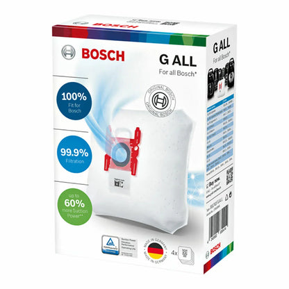 Sacchetto di Ricambio per Aspirapolvere BOSCH BBZ41FGALL (4 Unità) - Yestore