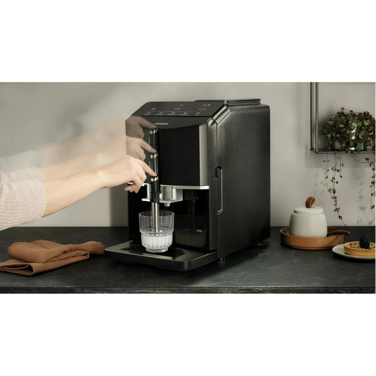 Caffettiera superautomatica Siemens AG TF301E19 Nero 1300 W 15 bar 1,4 L 250 g - Yestore