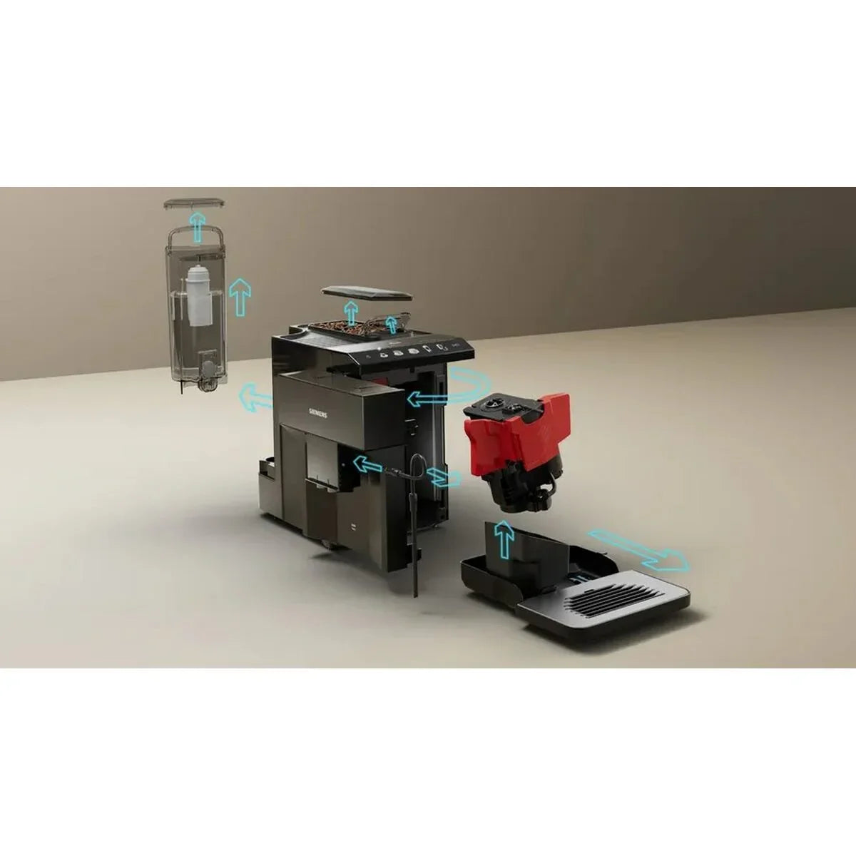 Caffettiera superautomatica Siemens AG TP511R09 Nero 1500 W 15 bar 1,9 L - Yestore