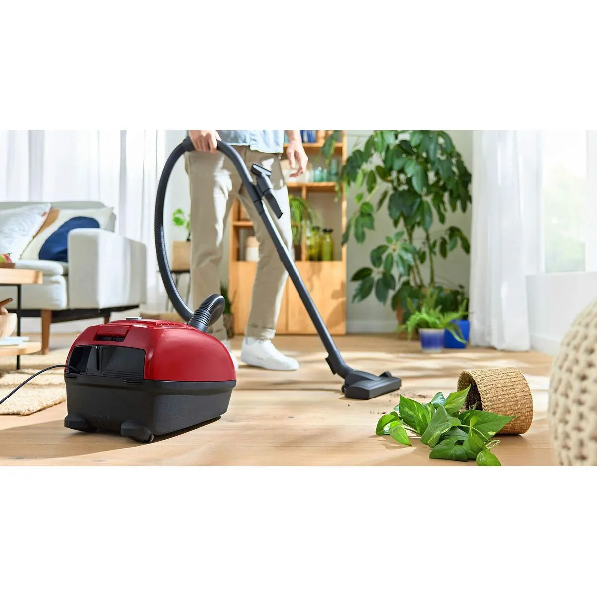 Aspirapolvere BOSCH BGB38RD2 Rosso Nero/Rosso 600 W - Yestore