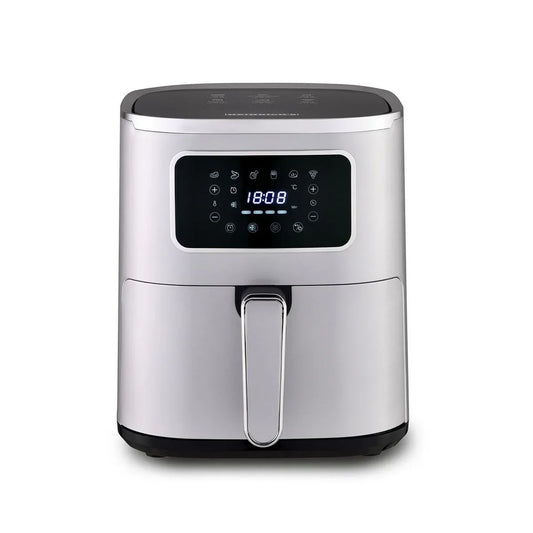 Friggitrice ad Aria Heinrich's HFR 8216 SREBRNA Argentato 1450 W 5 L - Yestore