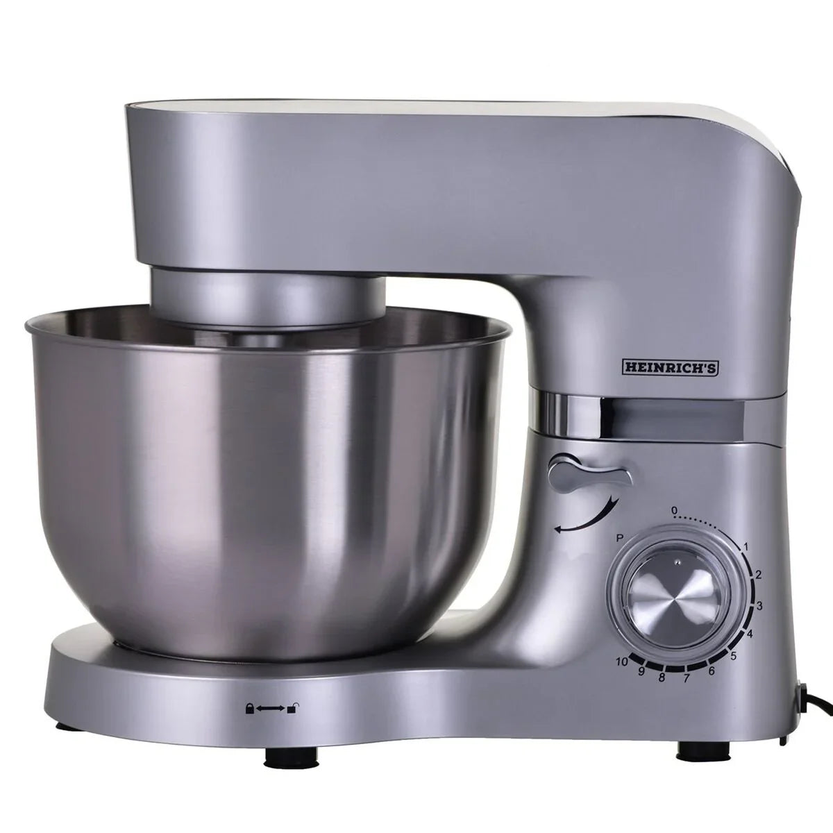 Robot da Cucina Heinrich's HKM 6278 srebrny Acciaio 1300 W 6,5 L - Yestore