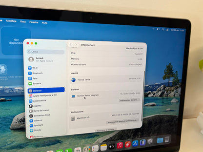 MacBook Pro 13" M1 2020 | 8GB RAM | 512GB SSD | 8-Core GPU | Touch Bar | Grigio