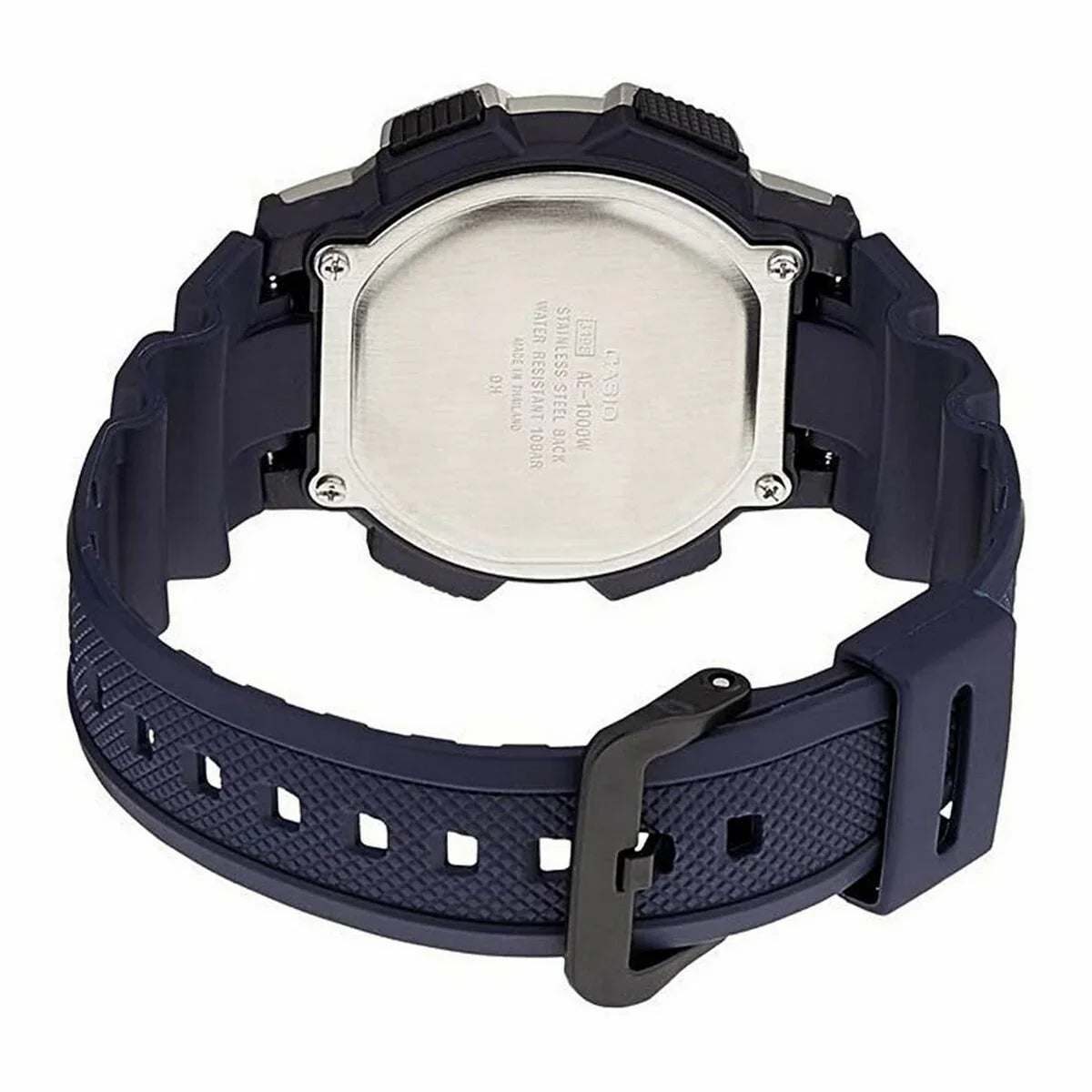 Orologio Uomo Casio WORLD TIME ILLUMINATOR - 5 ALARMS, 10 YEAR BATTERY Nero Grigio (Ø 40 mm) (Ø 43 mm) - Yestore