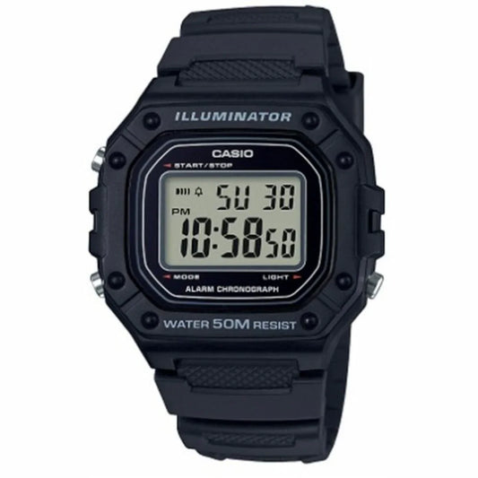 Orologio Uomo Casio W-218H-1AVEF Nero - Yestore