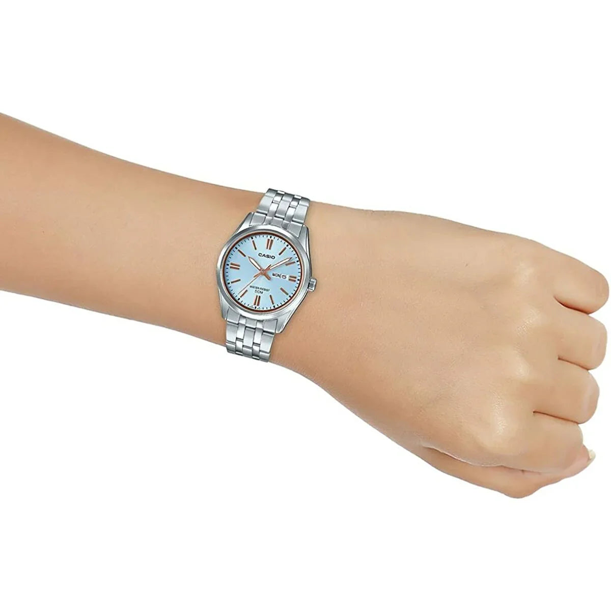 Orologio Donna Casio ENTICER LADY Azzurro (Ø 36 mm) - Yestore
