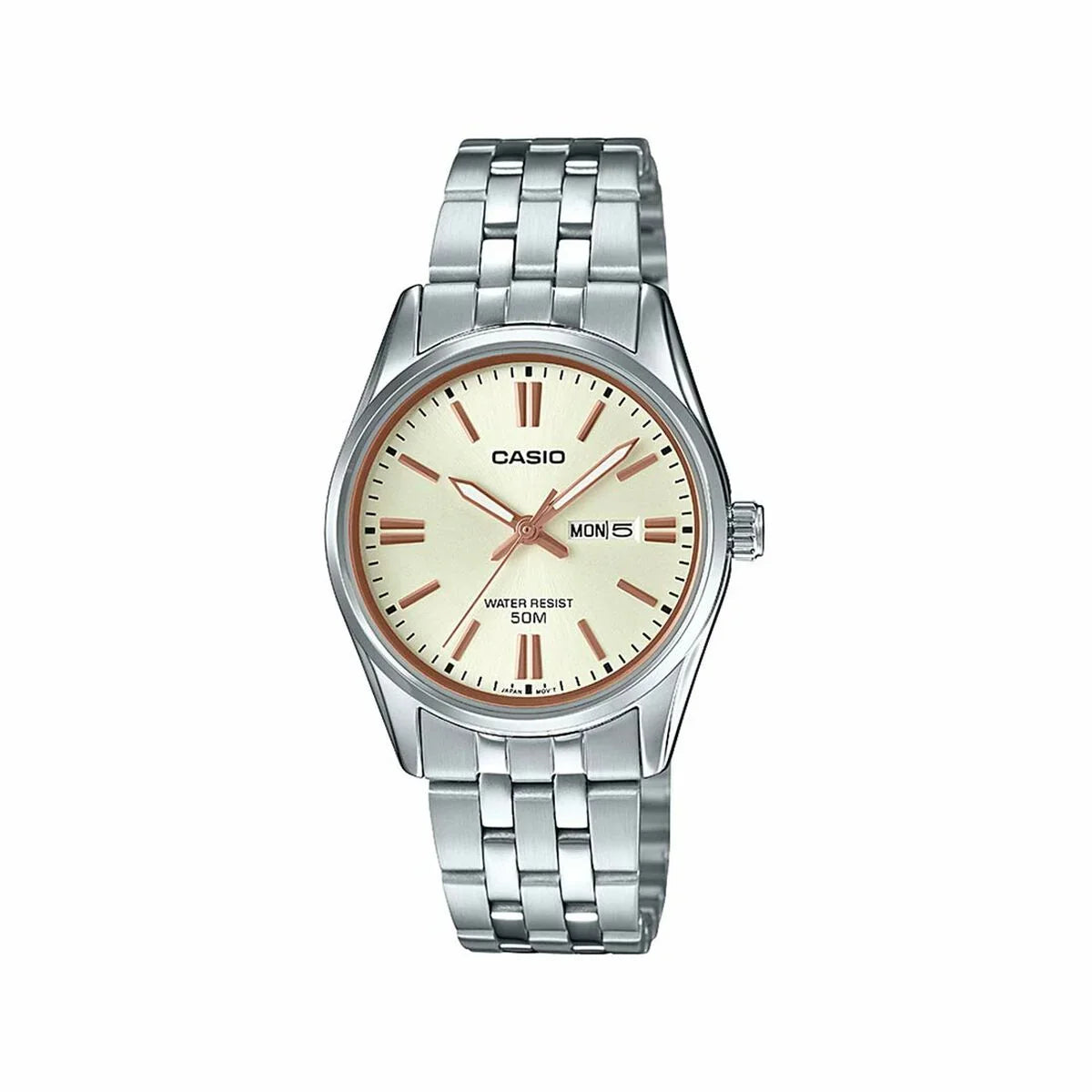 Ladies' Watch Casio LADY DAY & DATE - CHAMPAGNE (Ø 30 mm) - Yestore