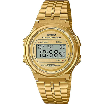Orologio Unisex Casio A171WEG-9AEF Oro (Ø 37,5 mm) - Yestore