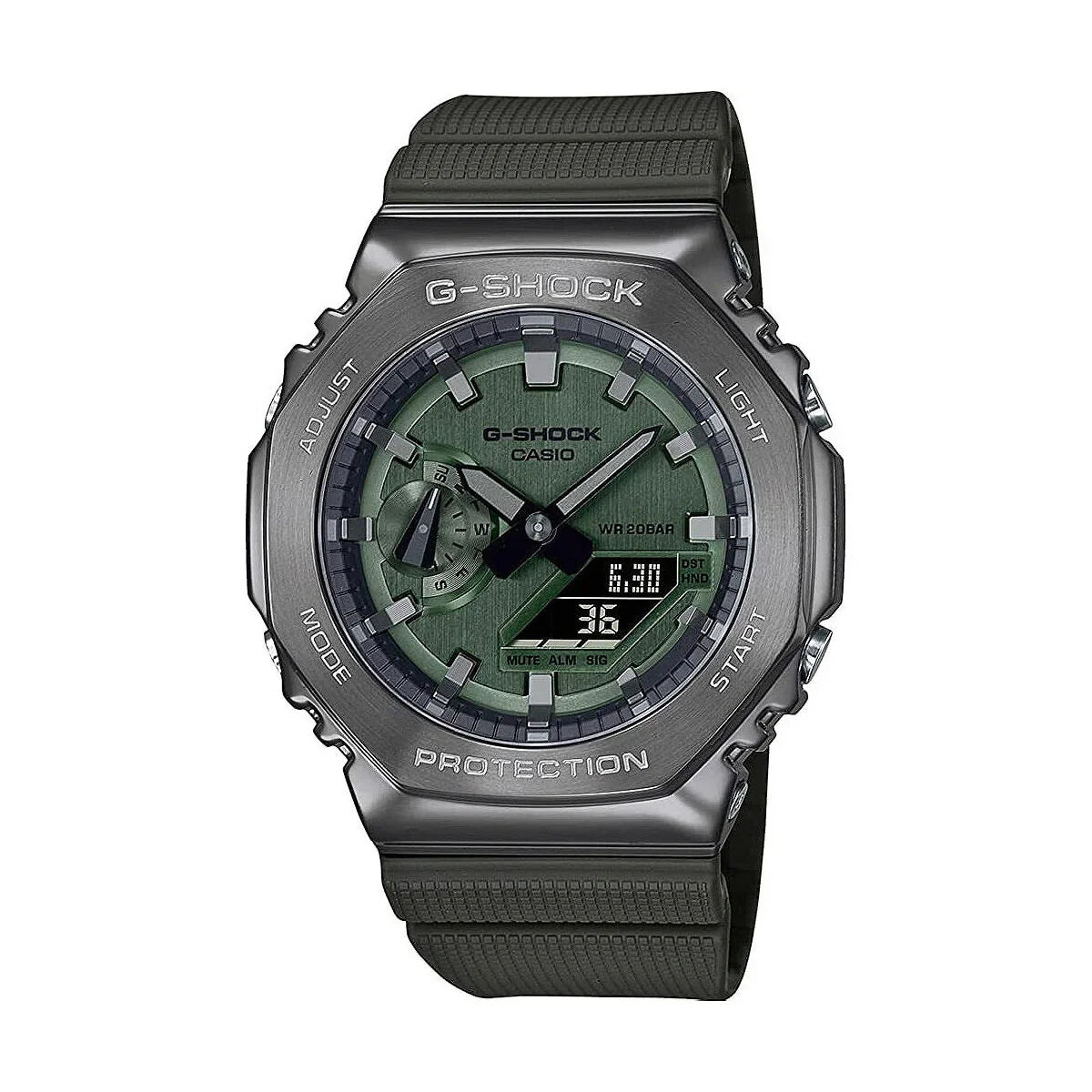 Orologio Uomo Casio G-Shock OAK METAL COVERED - Green (Ø 44,5 mm) (Ø 45 mm) - Yestore