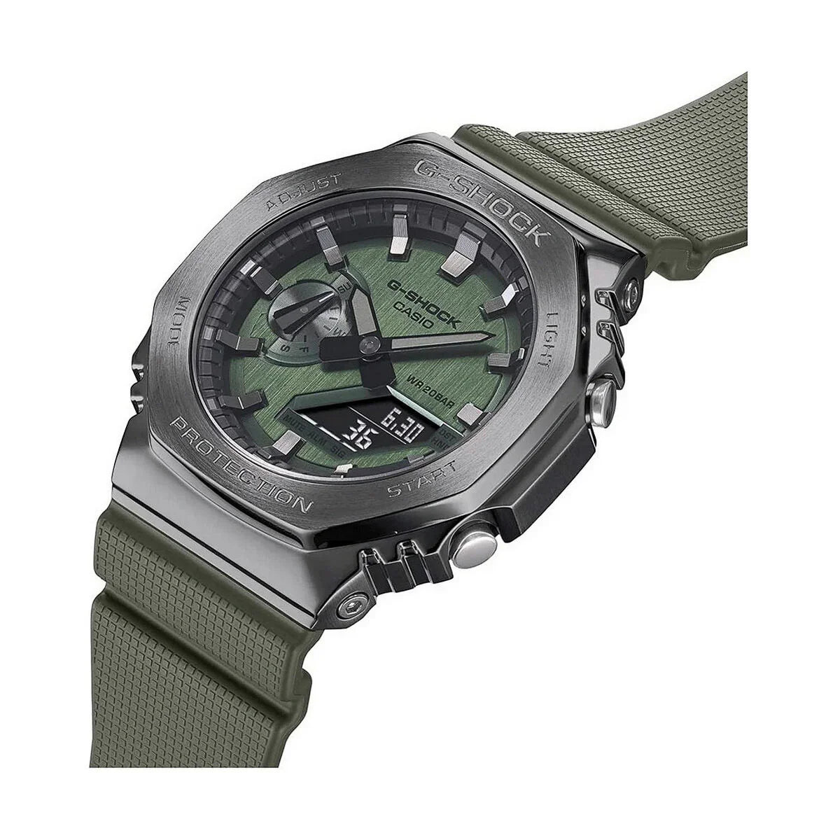 Orologio Uomo Casio G-Shock OAK METAL COVERED - Green (Ø 44,5 mm) (Ø 45 mm) - Yestore