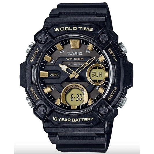 Orologio Uomo Casio OVERSIZE 10 YEAR BATTERY Nero (Ø 52 mm) - Yestore