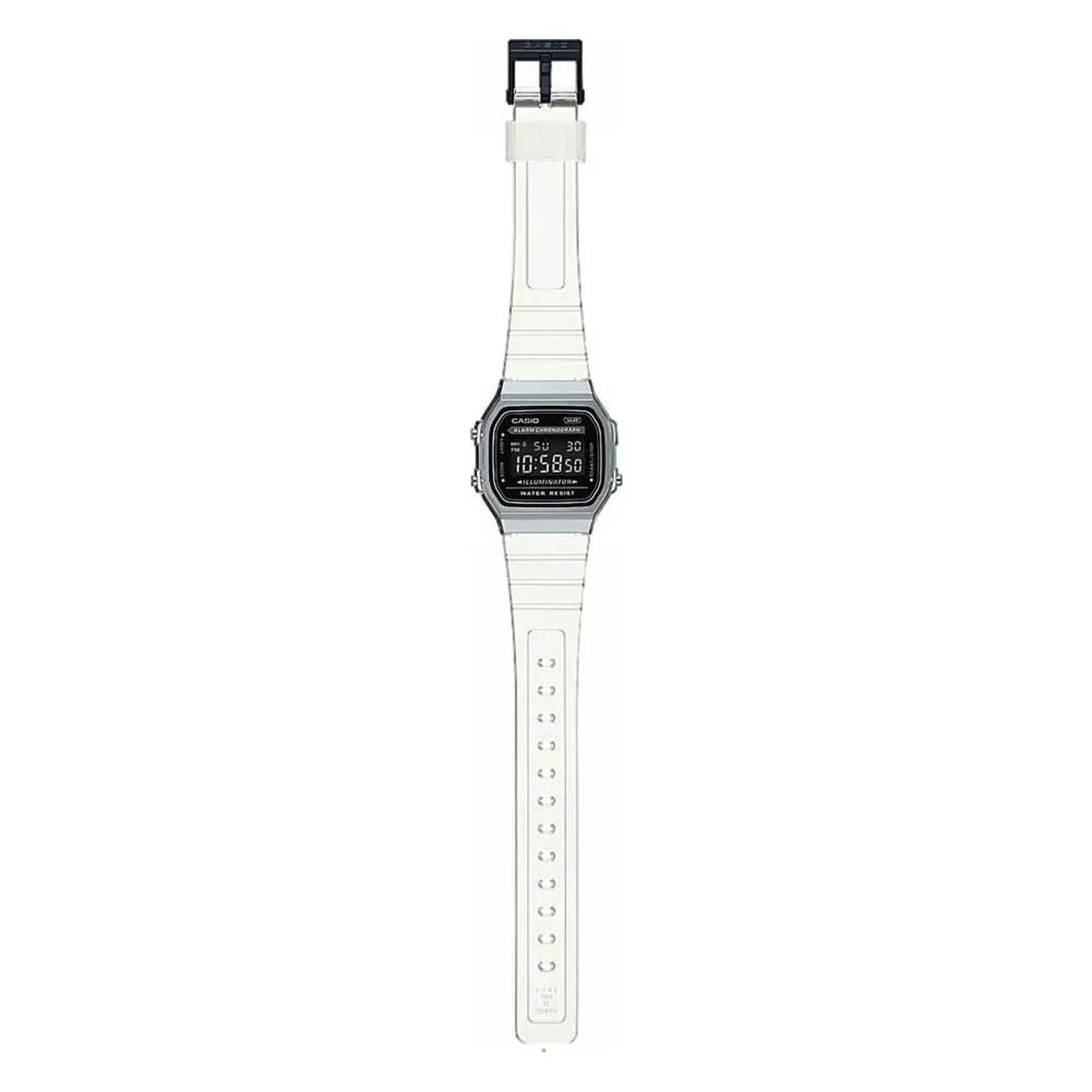Orologio Unisex Casio A168XES-1BEF Multifunzionale Grigio - Yestore